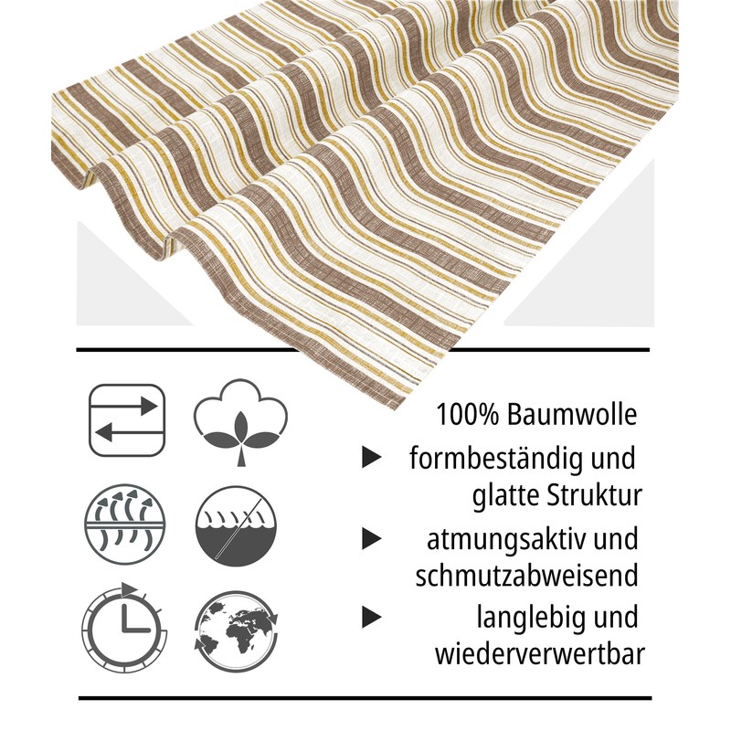 Lashuma Fabric Table Cloth 80 x 80 cm, Washable Table