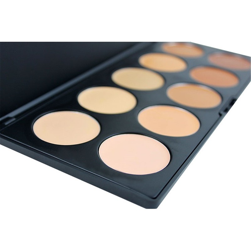 10 Colors Cream Contour Face Concealer Palette, FantasyDay Long Lasting