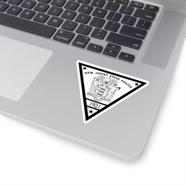 New Jersey State Police - STICKER Vinyl Kiss-Cut Decal - 3" × 3", Transparent