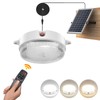 UPONUN Solar Ceiling Light, Daytime & Night 6000K/4000K/3200K Solar Shed