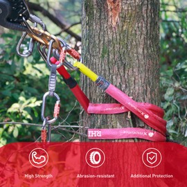 X MONSTER Xmonster Rhino 80 UHMWPE strop High Strength Anchor Sling Synthetic Rigging Line Winch Extensions line 150cm