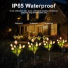 Aolyty Solar Garden Lights Outdoor, Solar Tulip Lights 2 Pack