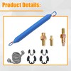 Hood Spring,Cable and Stud Bolts w/Retaining Rings Compatible with Peterbilt