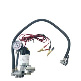 Tire Inflator Small Air Compressor,12V DC Car Tire Pump,150PSI with pressure gauge,Air Compressor Tire Inflator,for Car Motorcycle Bicycle tire inflator. (Clip Input)