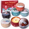 Christmas Scented Candles Gifts Set for Women, 6 Pack 2.5
