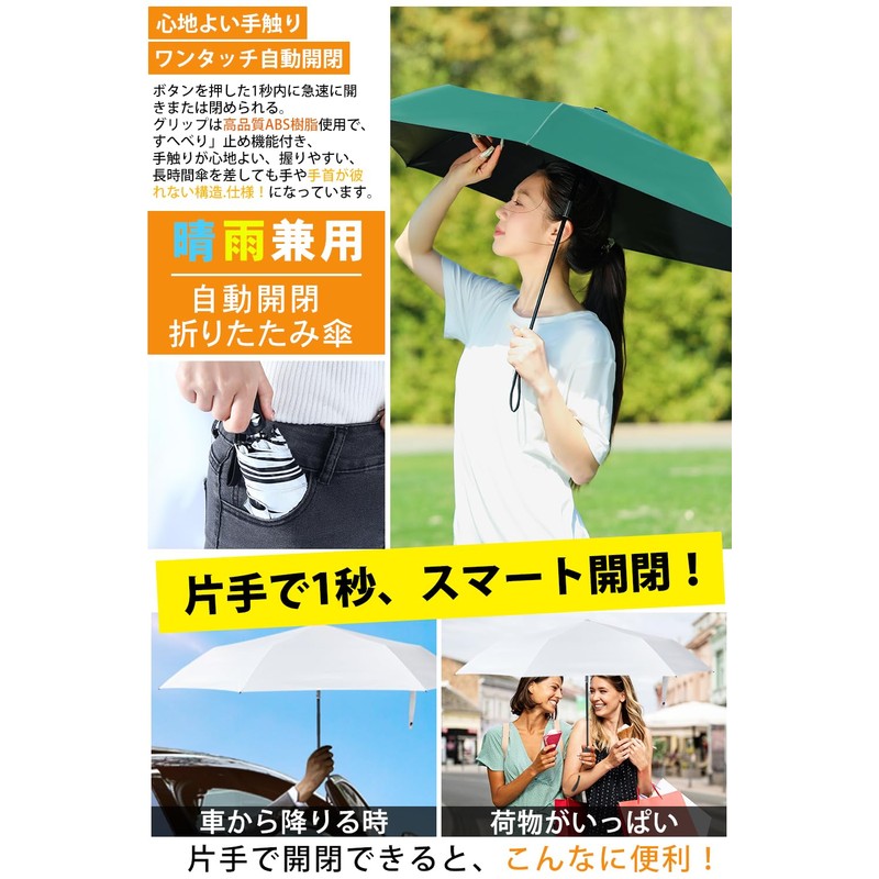 Parasol, UV Protection, 100% Light Blocking, Foldable, 6.7 oz (186