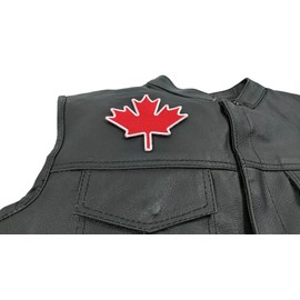 Canada Maple Leaf Patch - 4x4 inch. Embroidered Iron on Patch