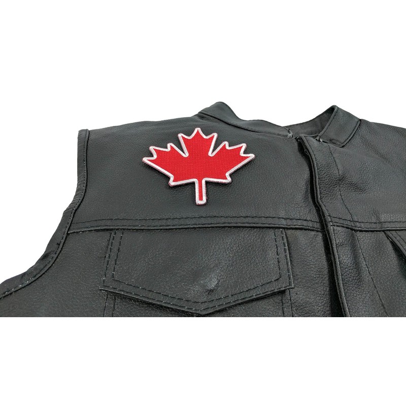 Canada Maple Leaf Patch - 4x4 inch. Embroidered Iron on