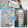 2 Packs Clear Cable Organizer Boxes with 20 PCS Cable