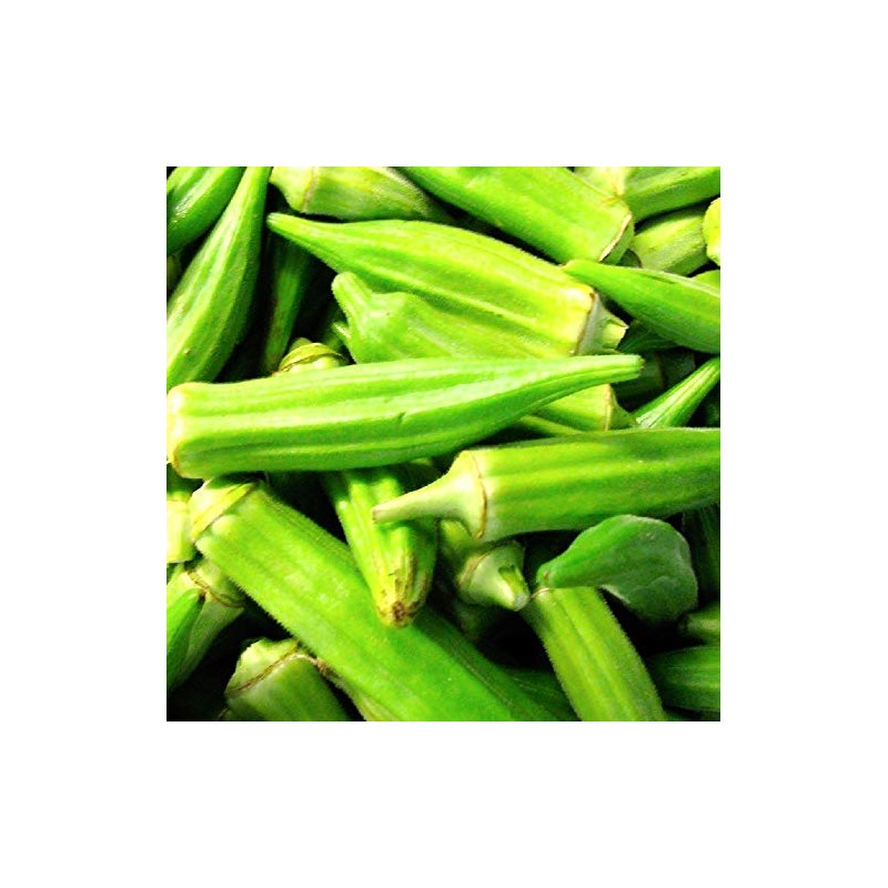 100 Clemson Spineless Okra Seeds for Planting Non GMO Heirloom
