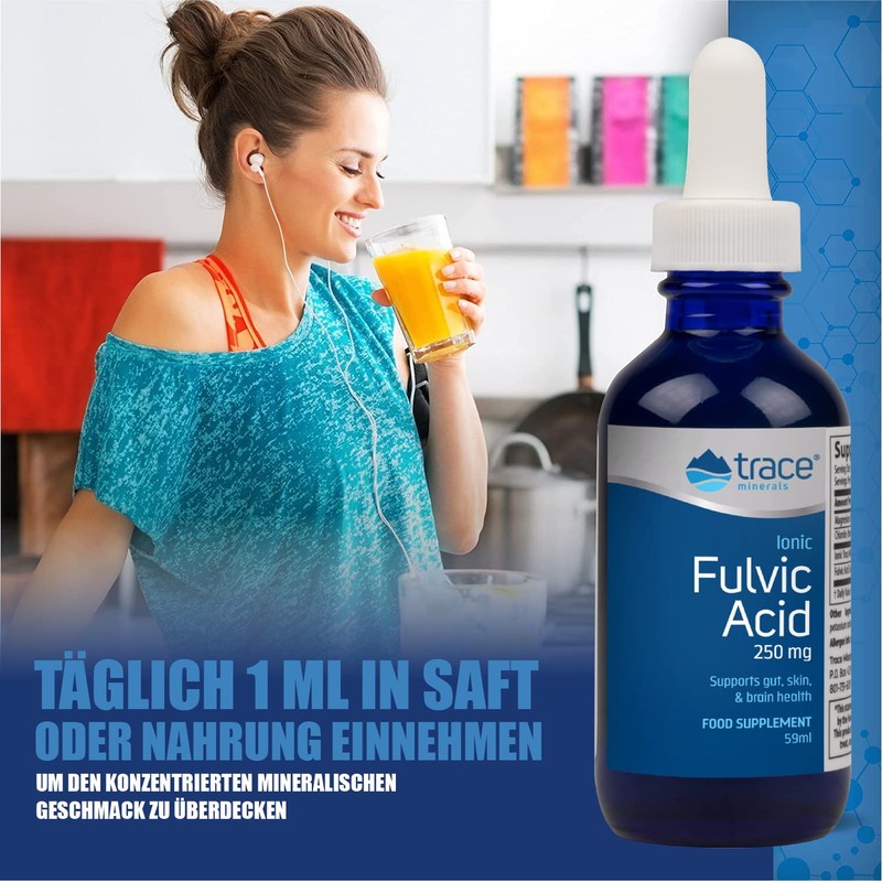 Trace Minerals Fulvic Acid | Liquid Ionic Fulvic Acid |
