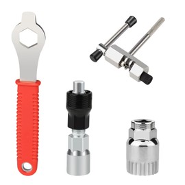 oumuik Bicycle Crank Puller and Bottom Bracket Tool, Bicycle Crank Extractor Set, Bicycle Bottom Bracket Tool, Crank Puller Bicycle Wrench