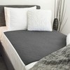 [Conni] Bed Pad (1 x 1m, Charcoal) Nursing Bedding Incontinence