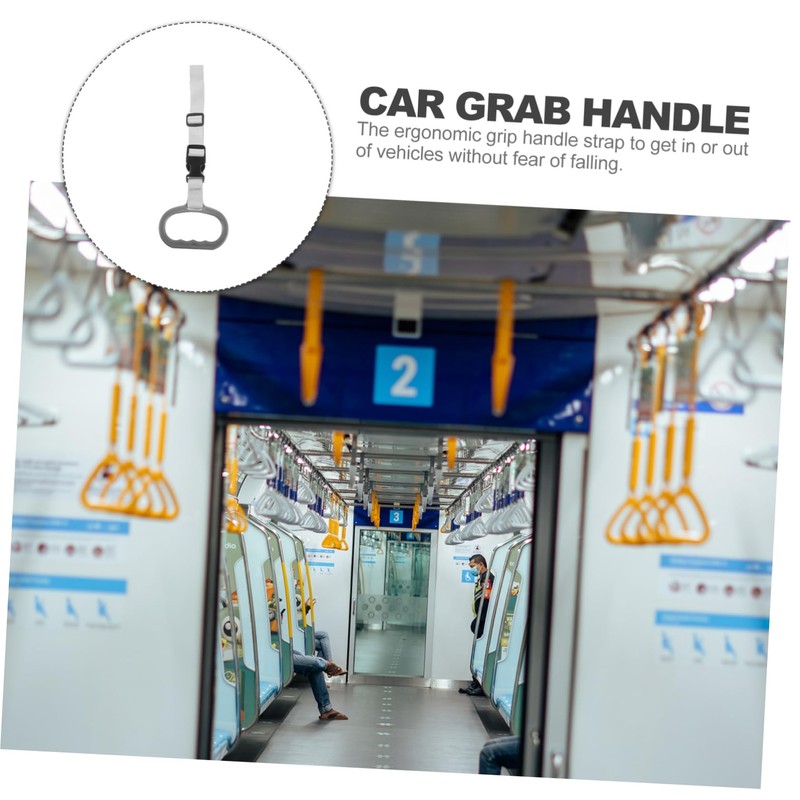 Healeved Car Grab Handle for Seniors Adjustable Bed Assist Strap
