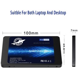 SSD SATA 2.5" 64GB Dogfish Internal Solid State Drive High Performance Hard Drive for Desktop Laptop SATA III 6Gb/s Includes SSD 32GB 60GB 64GB 120GB 128GB 240GB 250GB 500GB 960GB (64GB 2.5"-SATA3)
