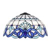 errzom 16-Inch Baroque Lamp Shade Replacement Only, Tiffany Style Stained