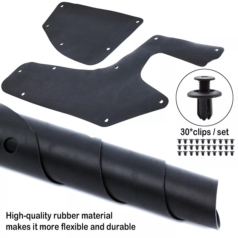 XUKEY 5X for 96-02 Toyota 4Runner RUBBER Splash Shields Inner