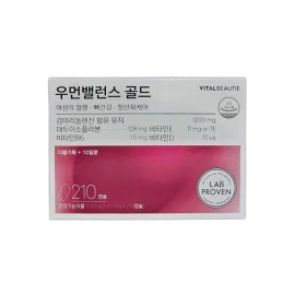 Vital Beauty 바이탈뷰티 우먼밸런스 골드 더블기획123.9g(590mgx210캡슐)