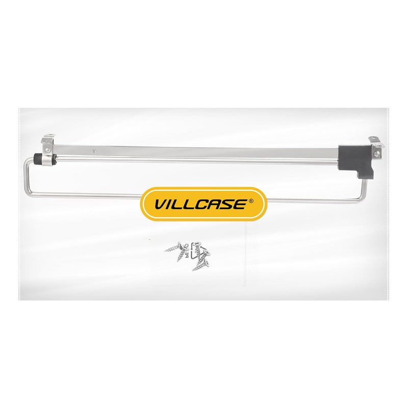 VILLCASE Retractable Wardrobe Clothes Hanger Rail Pull Out Wardrobe Clothing