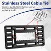 OKLPF Front License Plate Bracket- Front License Plate Mounting Kit，Universal