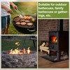 PATIKIL Cast Iron Fireground Grill, 19cm Round BBQ Grill Plate