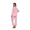 COLORFULLEAF Women's 100% Cotton Pajama Set Long Sleeve Sleepwear with