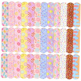 OHPHCALL Small 60pcs Cartoon Waterproof Cartoon Hemostatic Patches Lovely Patches Camping Wounds Child Care or Supplies