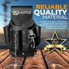 LAUTUS Electrician Full Top Grain Leather Tool Pouch; 5 Pocket
