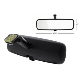United Pacific 10" Black Day/Night Interior Rearview Mirror Assembly - 1 Unit