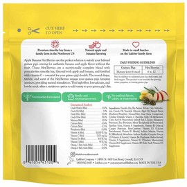 LAFEBER'S Hey!Berries for Guinea Pigs 5 oz (Natural Apple and Banana Flavoring)