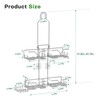 Stainless Steel Shower Caddy for Handheld Shower Heads,Rustproof Hose Shower