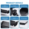 Under Desk Headphones Stand 360 Degrees Rotation Desktop Water Cup