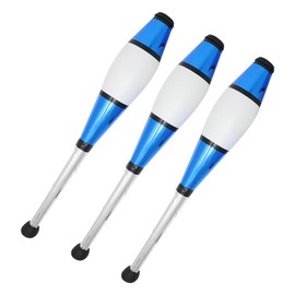 Zeekio Pegasus Juggling Club Set - Premium Quality - Beginner to Pro - Set of 3 (All Blue)