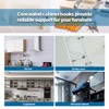 VooGenzek 4 PCS Cabinet Suspension Brackets, Cupboard Wall Mounting, Kitchen