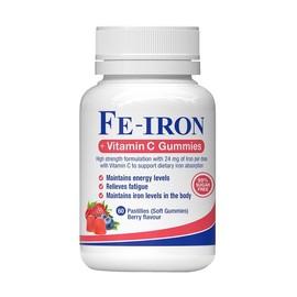 Fefol Fe-Iron + Vitamin C Gummies X 60
