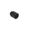 11/8mm (8x1,5mm) Anschraubtülle G1/4 - gerändelt - black matt