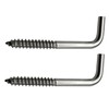 IDEALSV 304 Stainless Steel Screw in Hooks 2 Inch 7