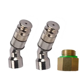 Zuobeiyi Sprayer Nozzle Tips, 2 Pieces High Pressure Adjustable Misting Spray Nozzle, Suitable for Replacing Backpack Sprayer Nozzle, Farm Nozzle, Water Pump Nozzle and Orchard Nozzle