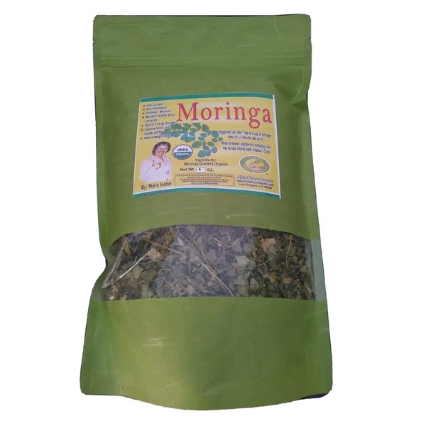 Moringa Hoja Organic 3 oz Hierbas de India Moringa leaf tea