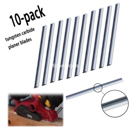 FOXBC Planer Blades 3-1/4" Makita Carbide For KP0800K, KP0810, N1900b/1902, 10 Pack