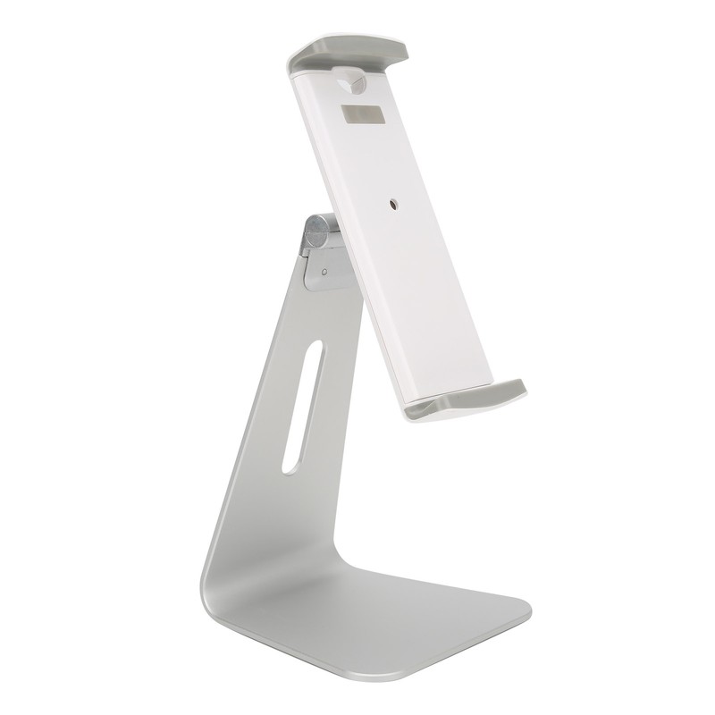 Cell Phone Stand Silver Tablet PC Bracket Adjustable Aluminum Alloy