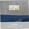 CAXUSD 12sheets Off Stickers Caution Labels for Equipment Easy to