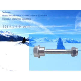 TGBoBiFiveY 2PK 192090 188243 19863 588077501 Auger Shear Pins and Nut Bolt Kit for Husqvarna Poulan AYP SnowThrowers Replaces 532192090 532198636 588077501 585511801 and 179828 88009