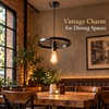 Vintage Industrial Bicycle Wheel Chandelier for Restaurants & Cafés –