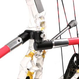 Bow Stabilizer Kit, Adjustable Bow Rod Stabilizer for Compound Bows, Quick Disconnect Single-Sided V-bar Mount, Aluminum Alloy Sidebar Mount Bow Mount