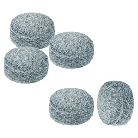 PATIKIL 10mm Dia Pool Cue Tips, 5 Pack Pool Billiard Cue Tips Pool Stick Replacement Tips Pool Stick Tips Snooker Cue Tips, Grey