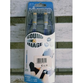 S&I SIVV1101 1.5m 75 Ohm S Video-S Video SVHS Cable