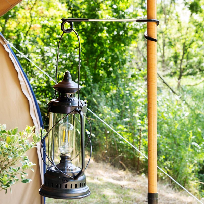 Campguru Hook Double Headed Tent Poles Lanterns Lamps Holder Spiral