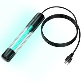 POPOSOAP Pond U-V Clarifier for Fish Tank, 6W U-V Pond Water Clarifier, U-V Pond Filter for Koi Pond Swimming Pool, Outdoor Pond