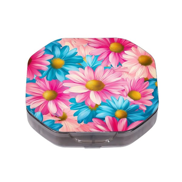 Small Pill Organiser 4 Times A Day Travel Medicine Organizer